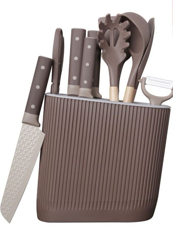 Kitchen utensils and knives with storge holder